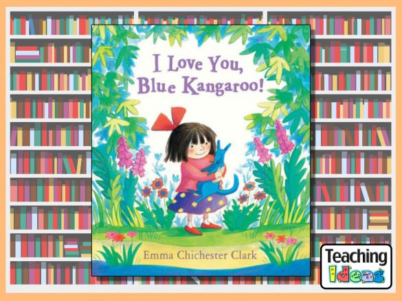 I Love You Blue Kangaroo