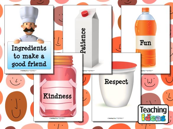 Ingredients to make a good friend