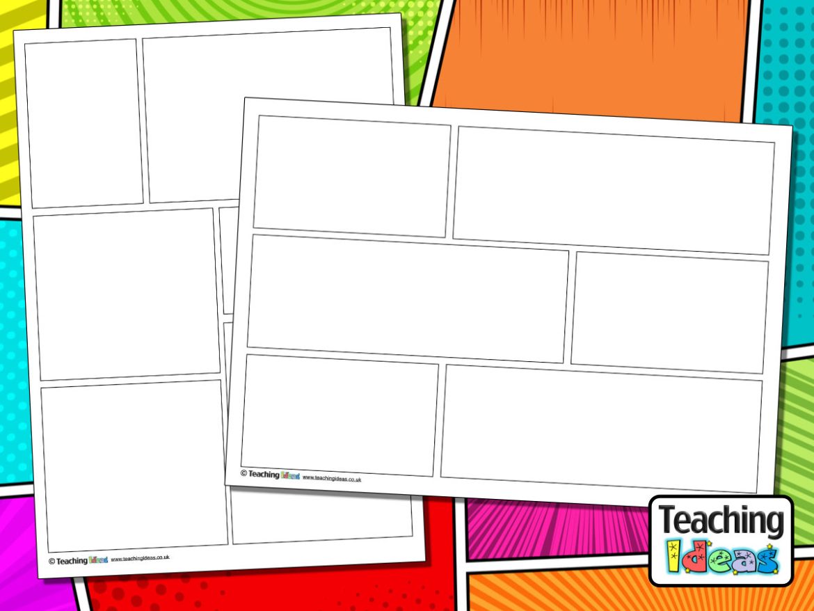 4-Square Vocabulary Templates by Teach Simple