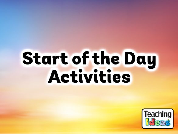 Resource-StartoftheDayActivities Start of the Day Activities