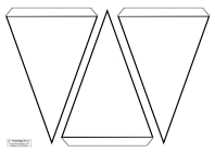 Blank Bunting Template
