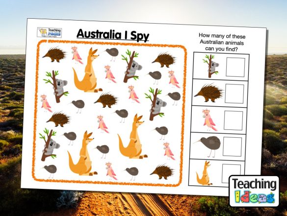 Australian Animals I Spy