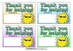 Thank you for helping!