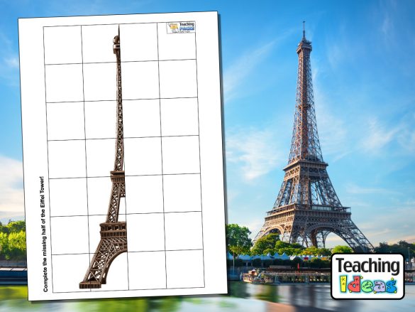 Eiffel Tower Drawing Challenge