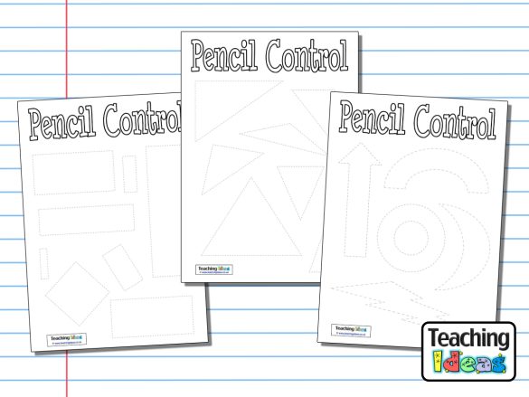 Pencil Control Handwriting Sheets