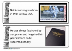 Neil Armstrong Fact Cards