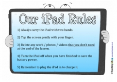 Our iPad Rules