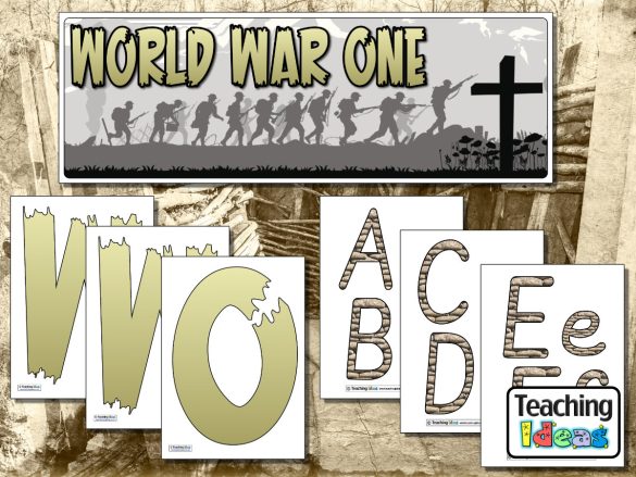World War One Display Resources