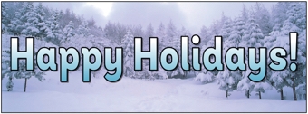 Happy Holidays Banner