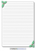 Christmas Writing Paper