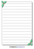 Christmas Writing Paper