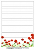 Remembrance Paper - Lined