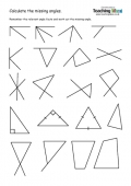 Calculate the Missing Angles
