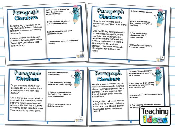 Paragraph Checkers Sample