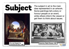 Art Vocabulary Posters