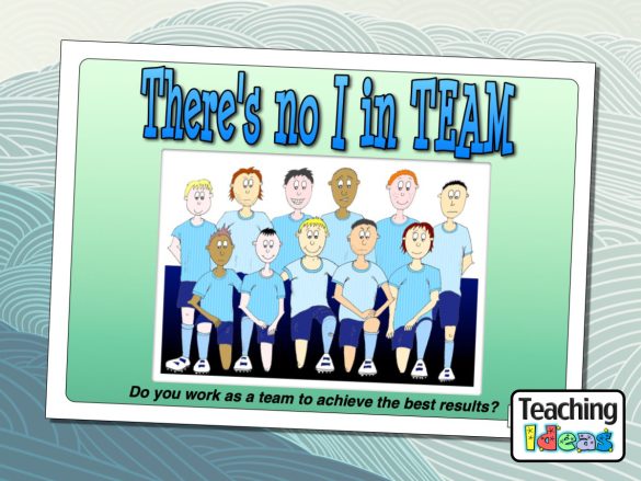 There's no I in TEAM Poster