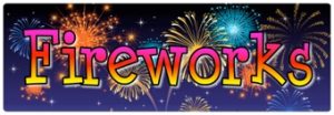 Fireworks Banner