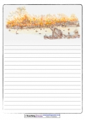 The Great Fire of London - Lined Paper