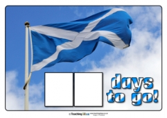 Countdown to St. Andrew's Day Poster