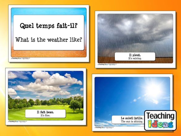 French Weather Posters
