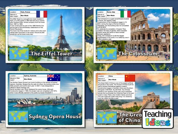 World Landmarks Posters