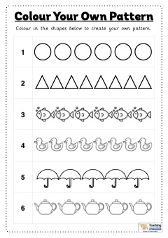 Colour Your Own Pattern - Teaching Ideas