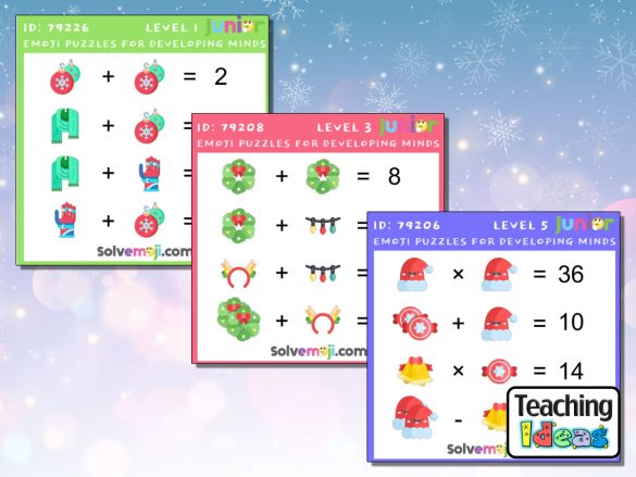 Christmas Solvemoji Puzzles
