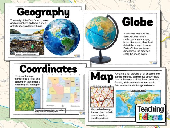 Geography Vocabulary Posters