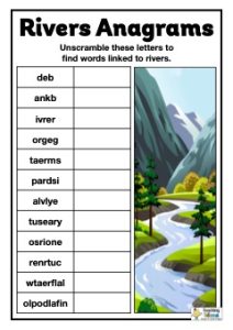 Rivers Anagrams