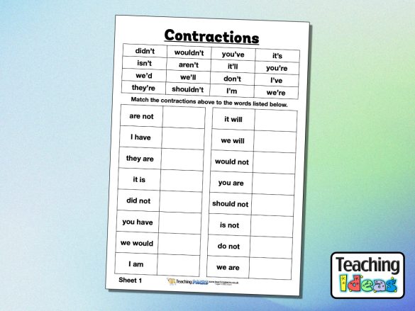Match the Contractions