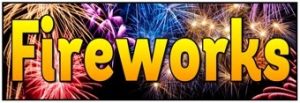 Fireworks Banner