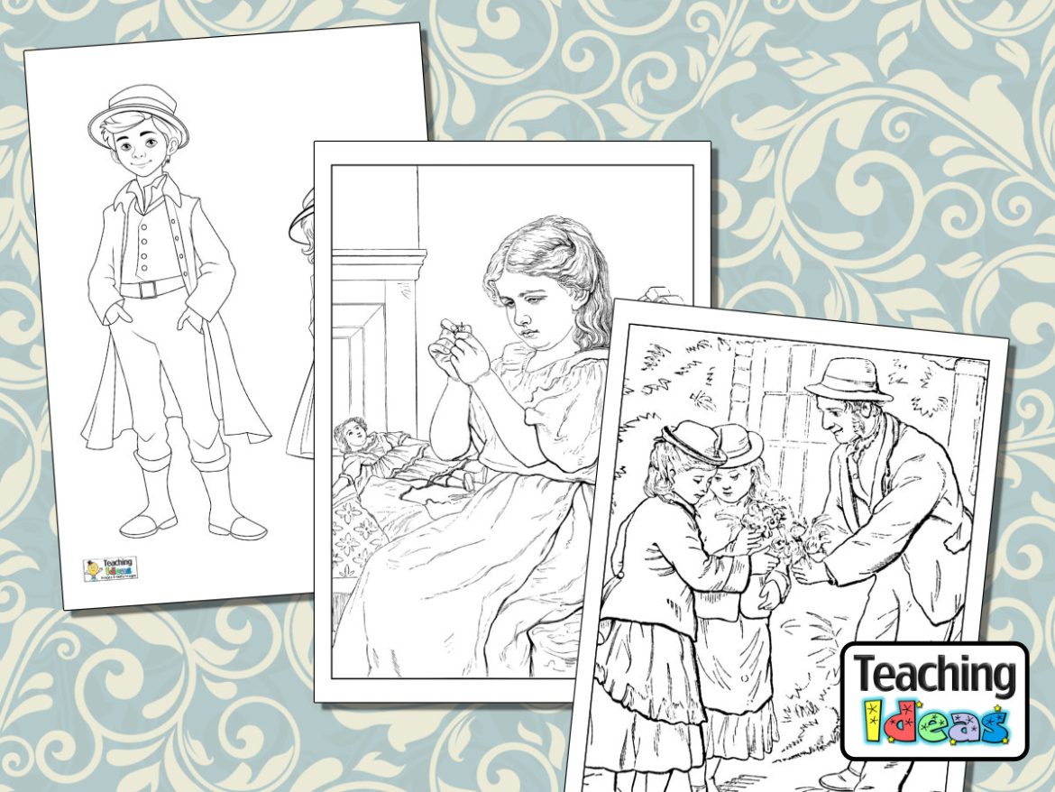 Resource-VictoriansColouringPages