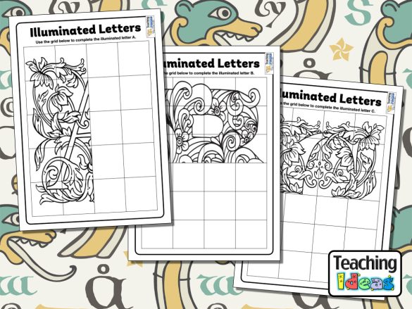 Complete the Illuminated Letters