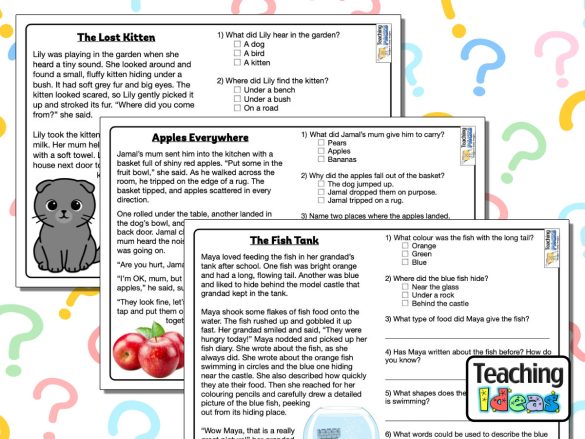 Early Comprehension Activities