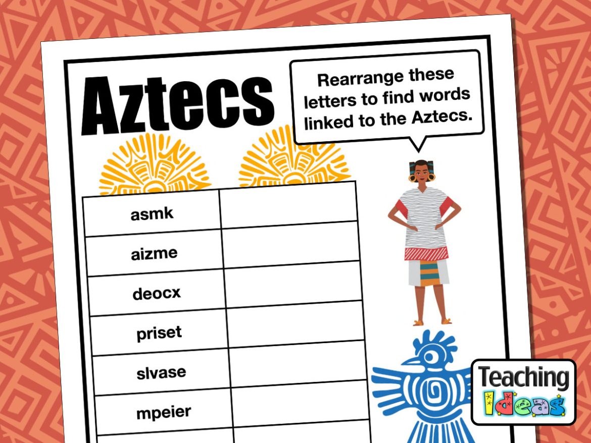 Resource-AztecsAnagrams Aztecs Anagrams